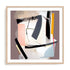 Contours In Motion II Wall Art #oran_natural-white-border