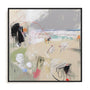 Wall Art Stretched Canvas In Black Frame - Core Abstractions Ii Abstract Art