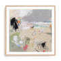Wall Art Print Poster In Natural Oak Frame - Core Abstractions Ii Abstract Art
