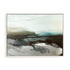 Wall Art Stretched Canvas In White  Frame - Marshland Serenity Abstract Art