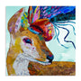 Floral Deer Wall Art