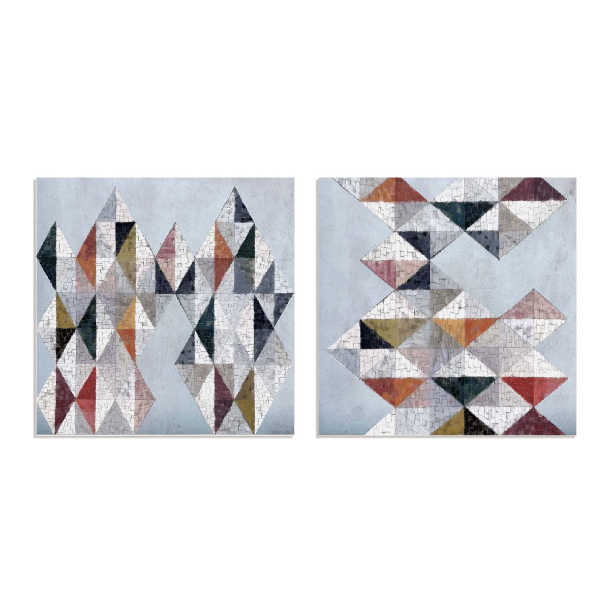 Rough Diamonds I and II Wall Art