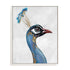 Blue Golden Peacock Wall Art