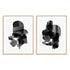 Shimmering Black I And II Wall Art