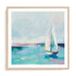 Blue Coast Sailboat Wall Art