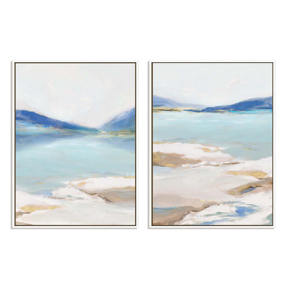 Cerulean Vista I and II Wall Art