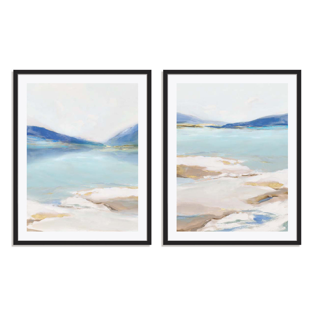 Cerulean Vista I and II Wall Art