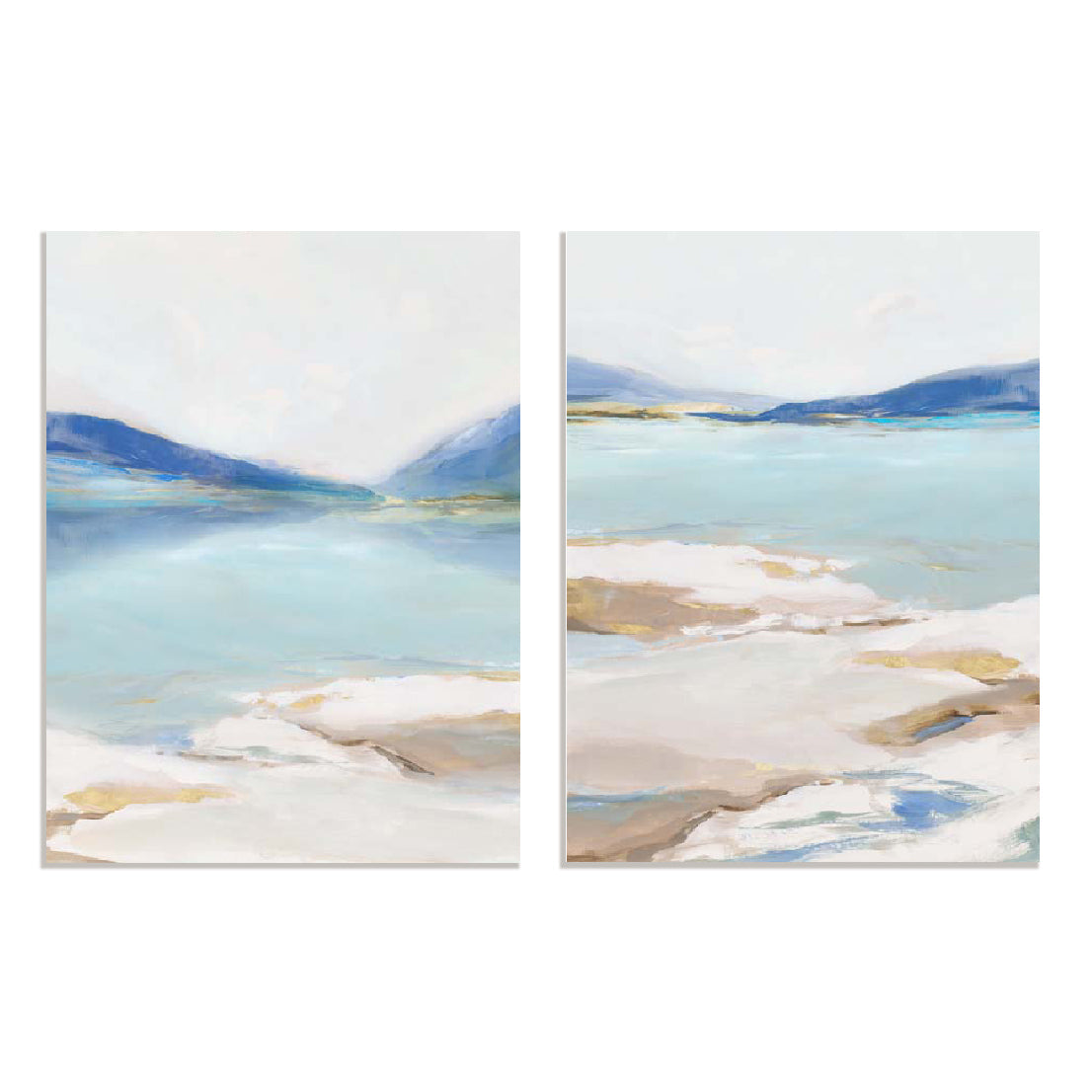 Cerulean Vista I and II Wall Art
