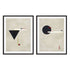 Circle Love and Triangle Love Wall Art