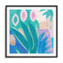 Cactus Flowers II Wall Art #oran_black-white-border