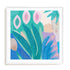 Cactus Flowers II Wall Art #oran_white-white-border