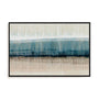 Wall Art Stretched Canvas In Black Frame - Island Dawn Ii Abstract Art