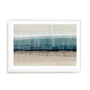 Wall Art Print Poster In White Frame - Island Dawn Ii Abstract Art