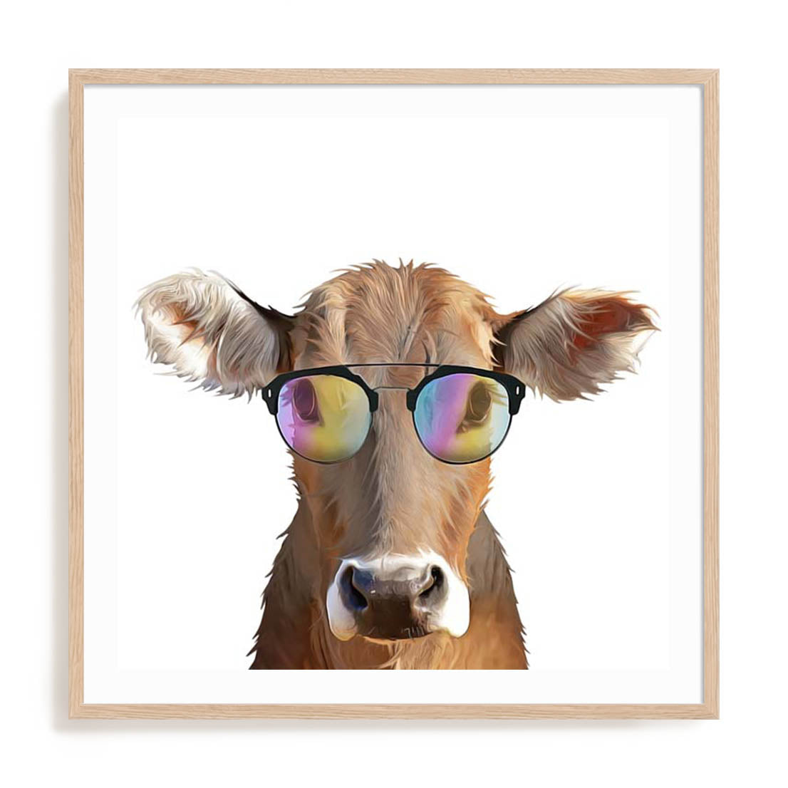 Comical Cow Wall Art