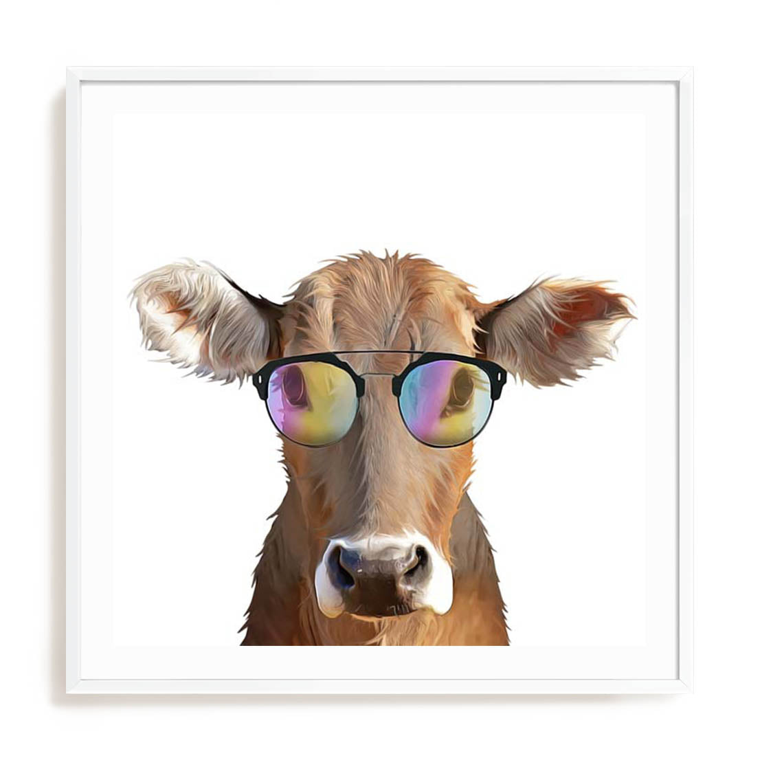 Comical Cow Wall Art