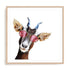 Goofy Goat Wall Art #oran_natural-white-border
