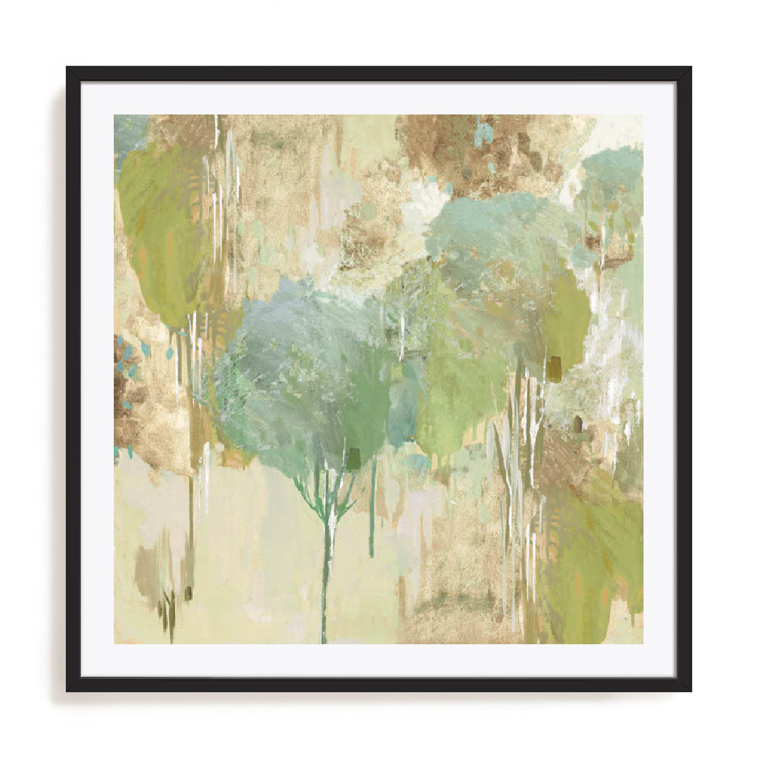 Teal Forest I Wall Art