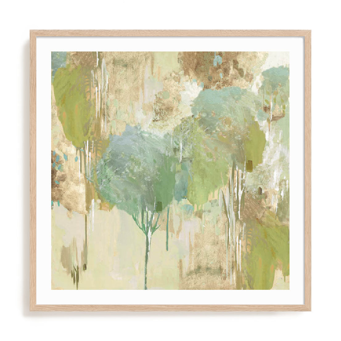 Teal Forest I Wall Art