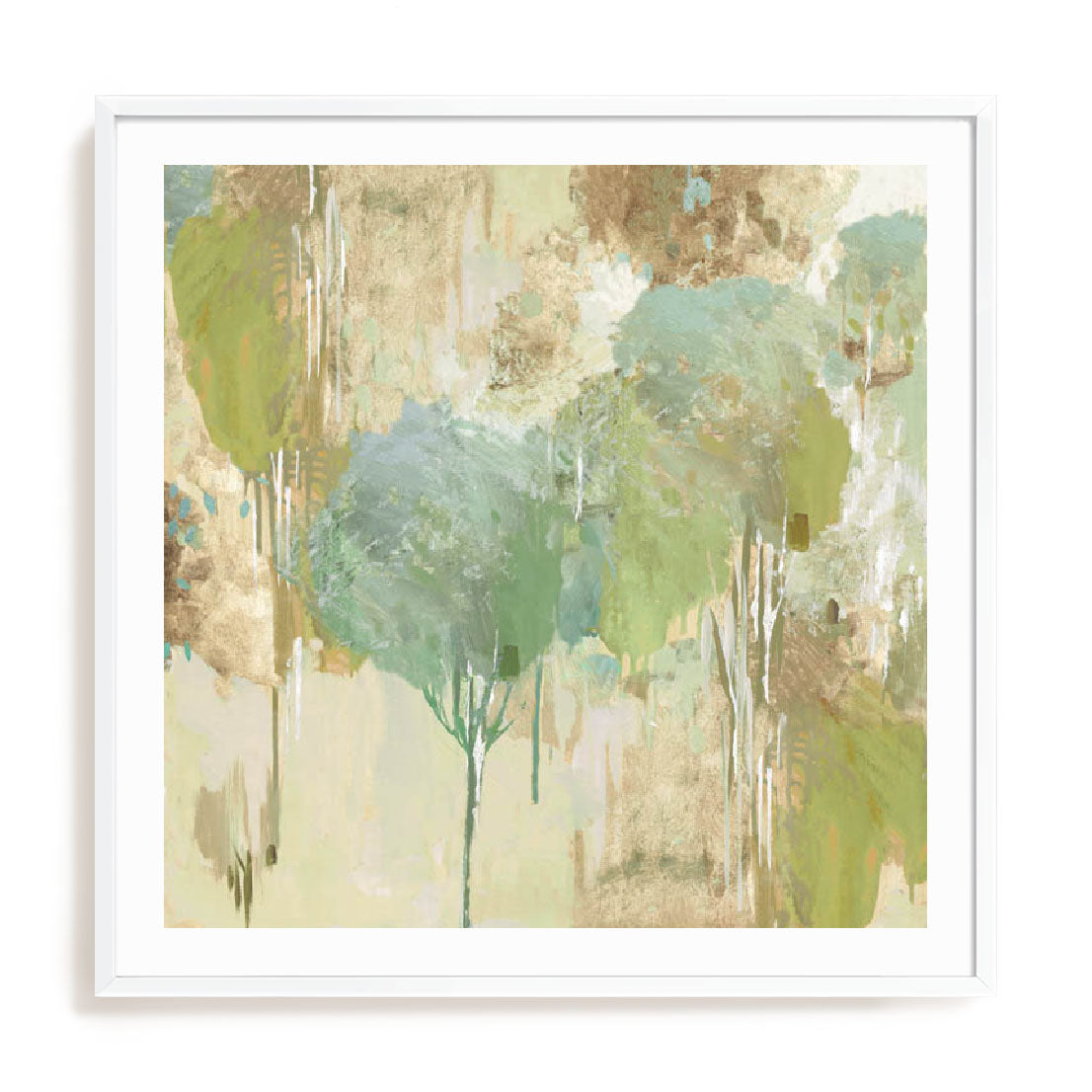 Teal Forest I Wall Art