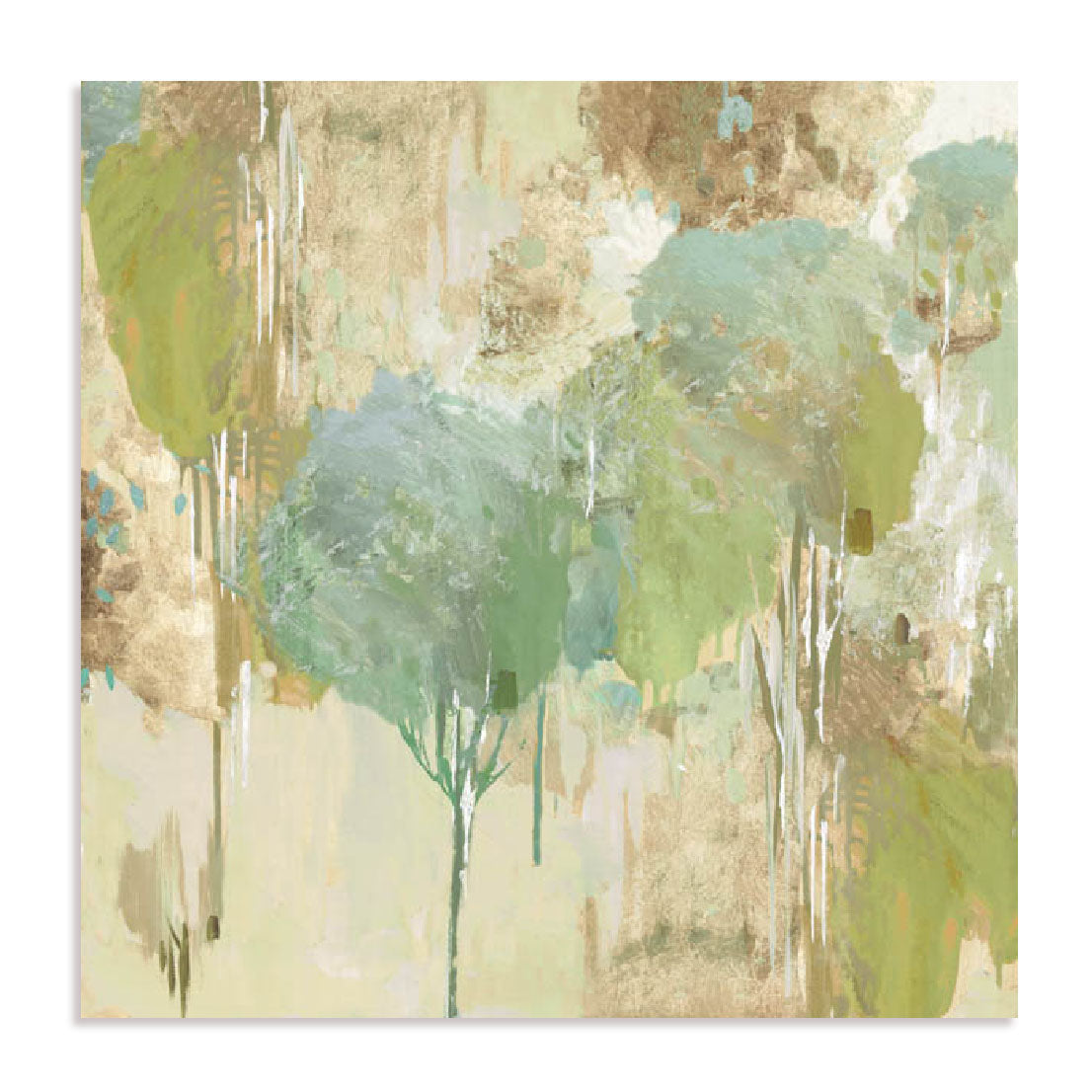 Teal Forest I Wall Art