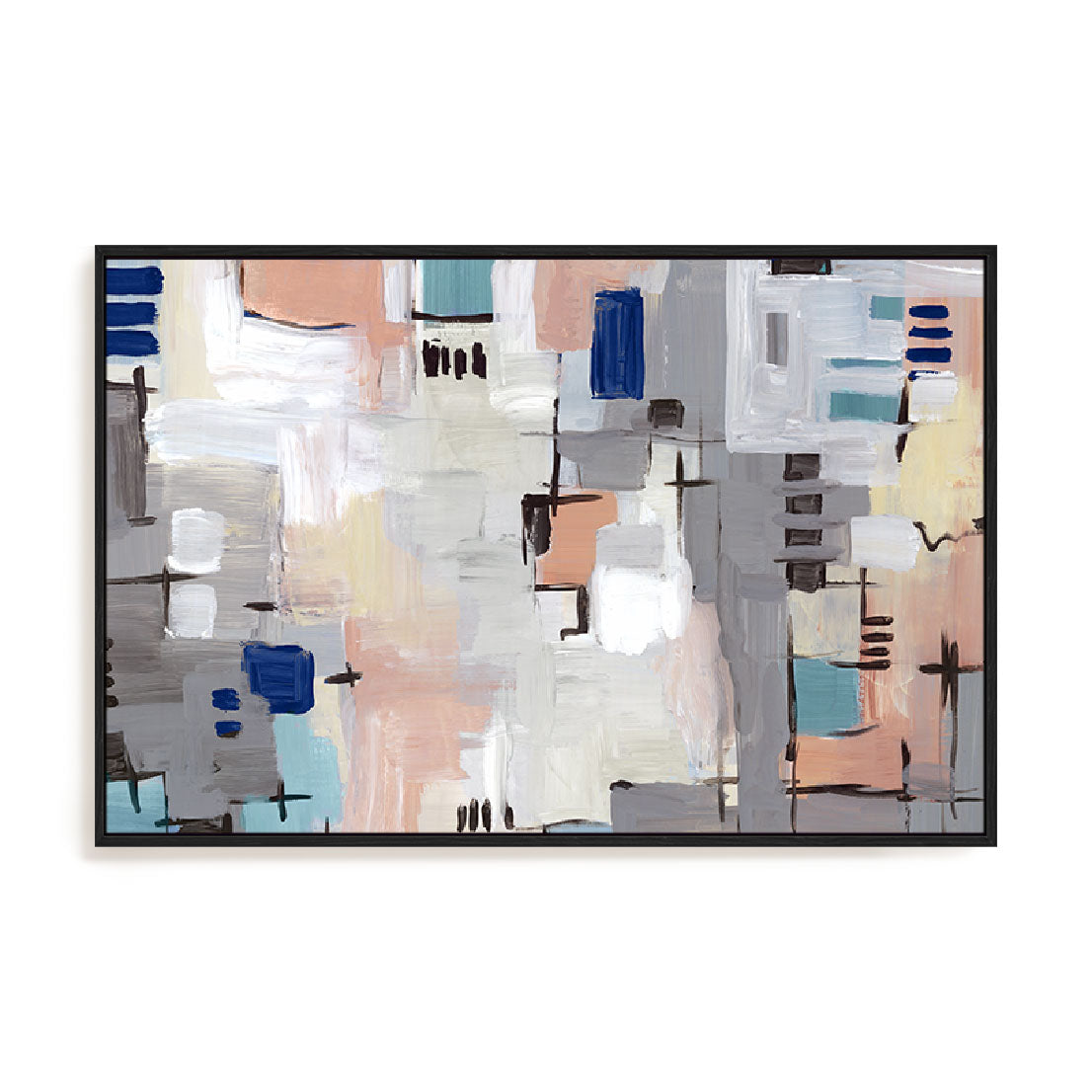 Intertwining Grid I Wall Art