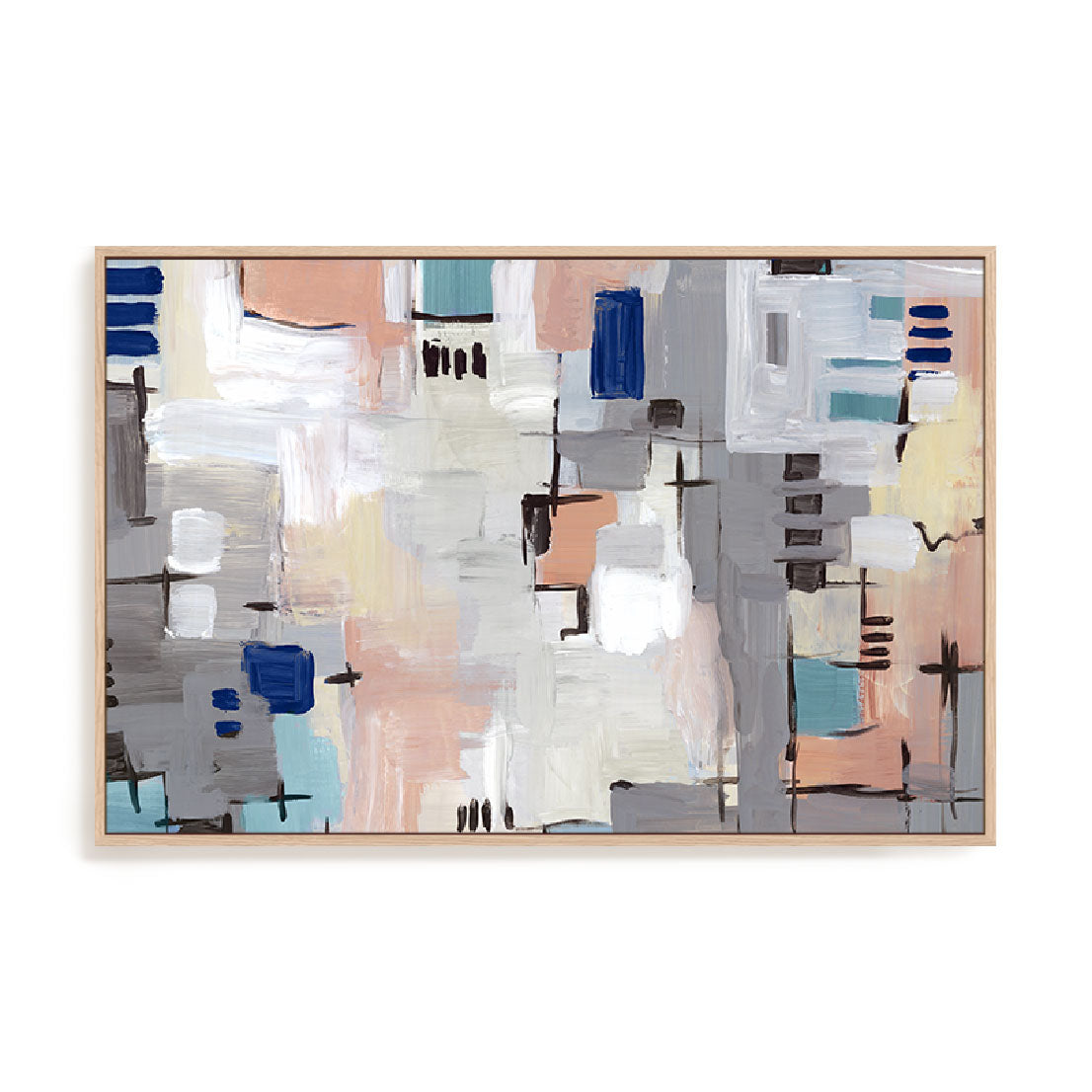 Intertwining Grid I Wall Art