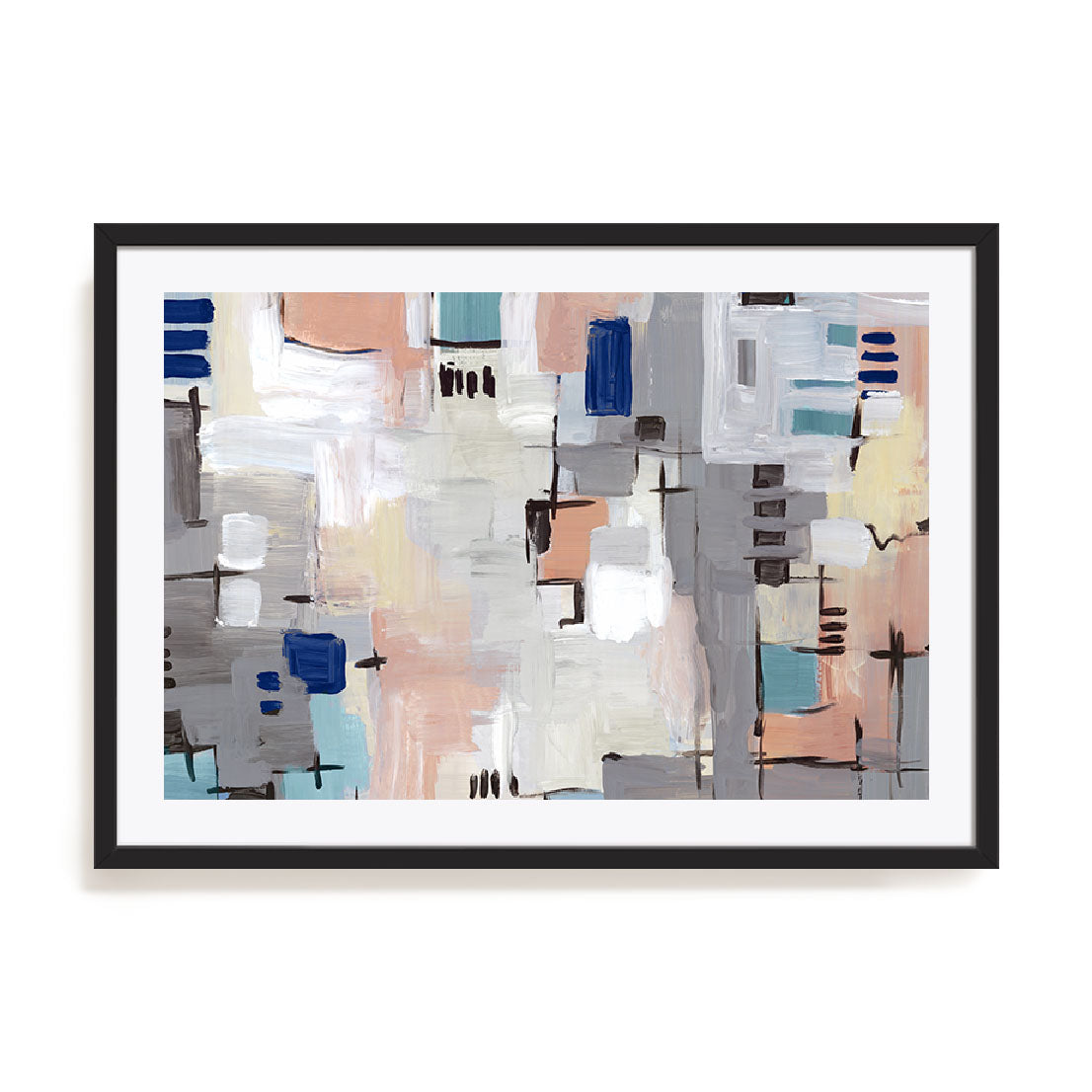 Intertwining Grid I Wall Art