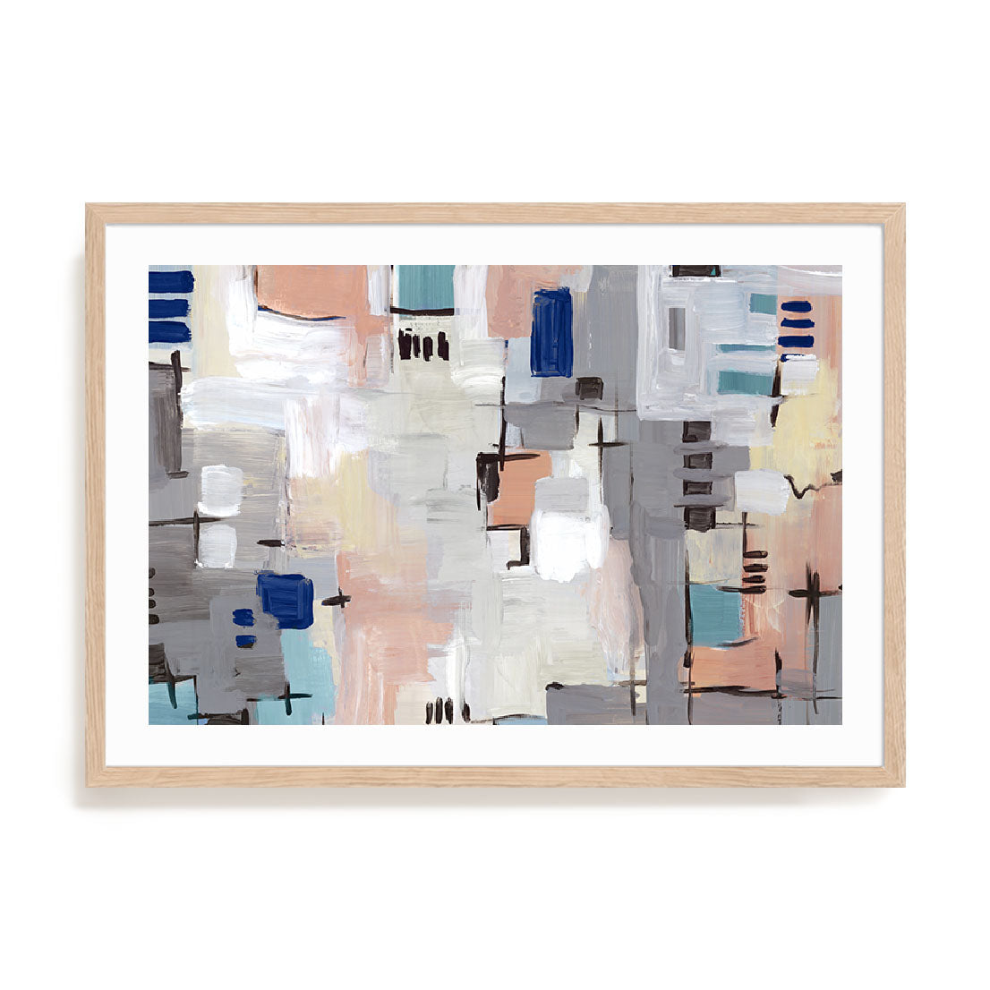Intertwining Grid I Wall Art