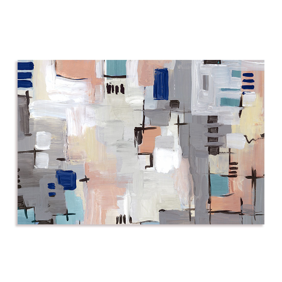 Intertwining Grid I Wall Art