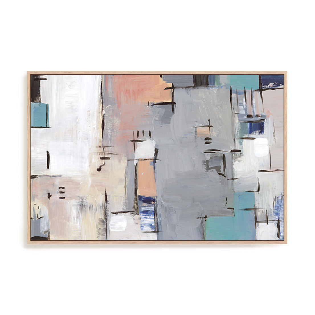 Intertwining Grid II Wall Art
