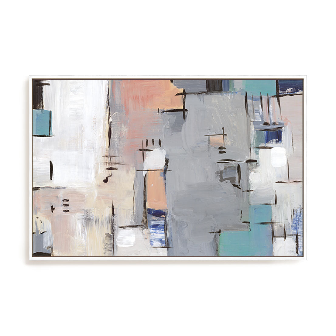 Intertwining Grid II Wall Art