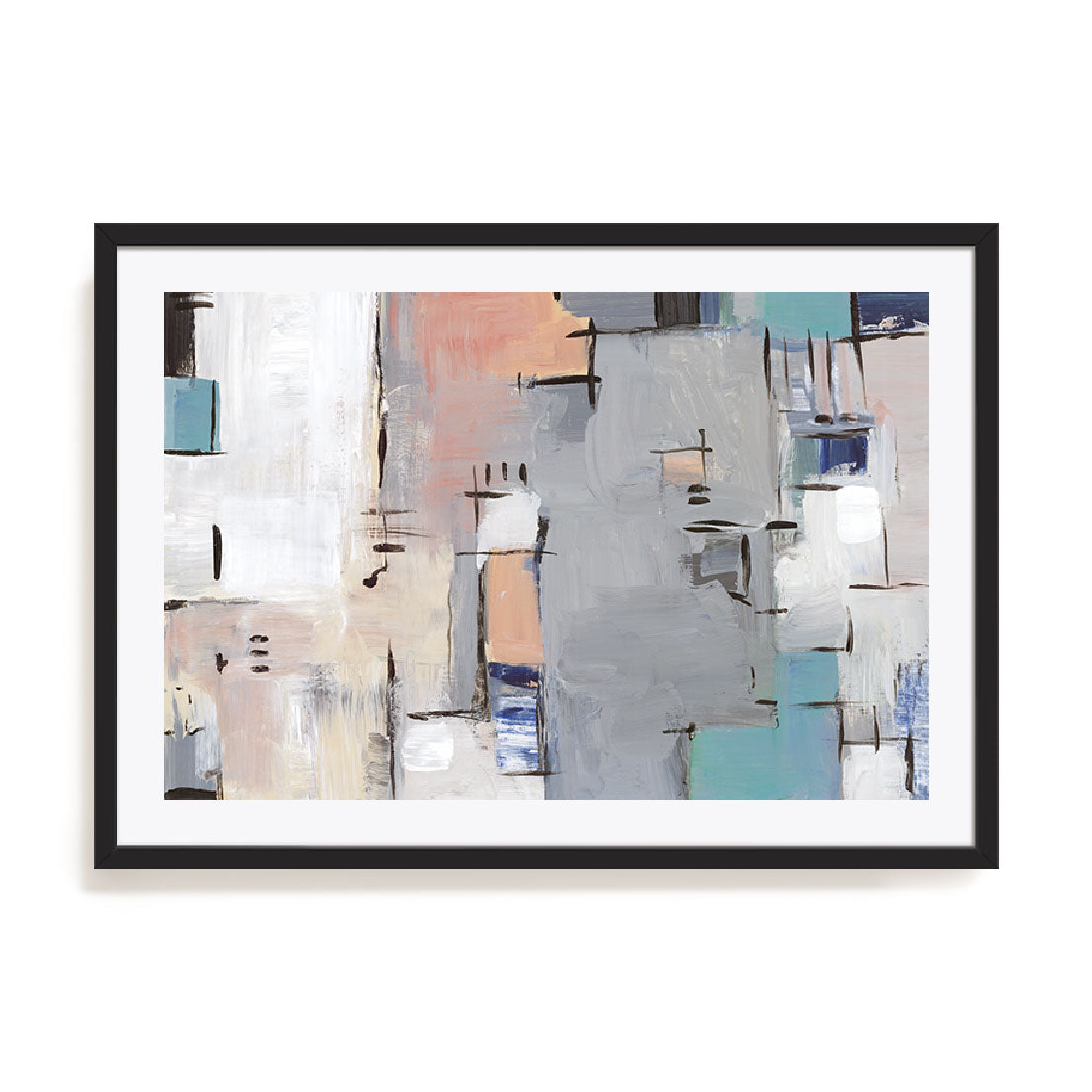 Intertwining Grid II Wall Art