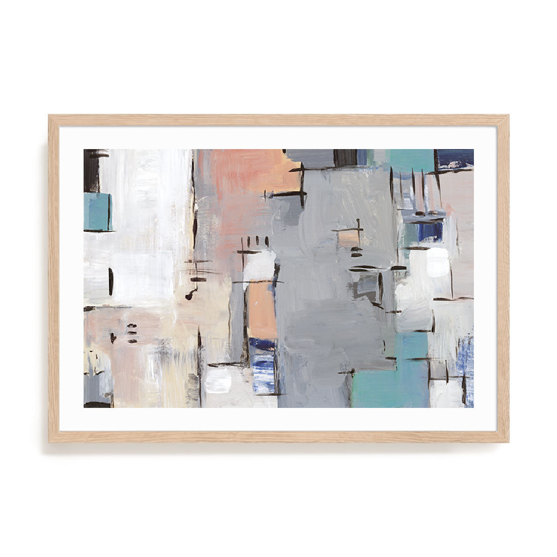 Intertwining Grid II Wall Art
