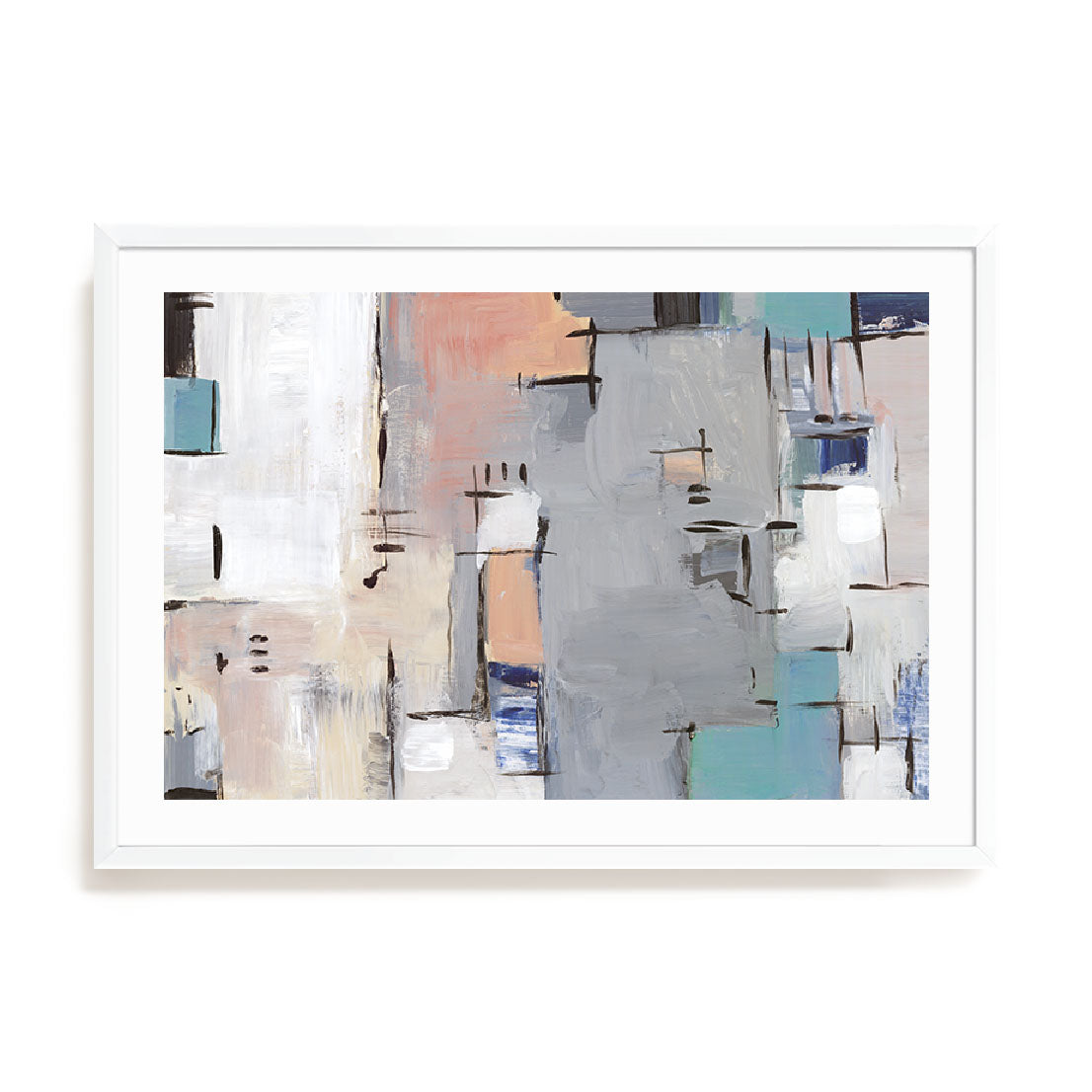 Intertwining Grid II Wall Art