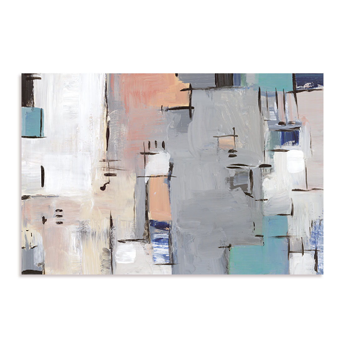 Intertwining Grid II Wall Art