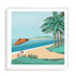 Sandy Beach Wall Art #oran_white-white-border