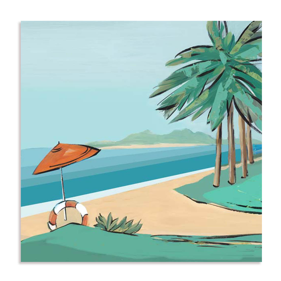 Sandy Beach Wall Art