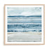 Blue Marble II Wall Art #oran_natural-white-border