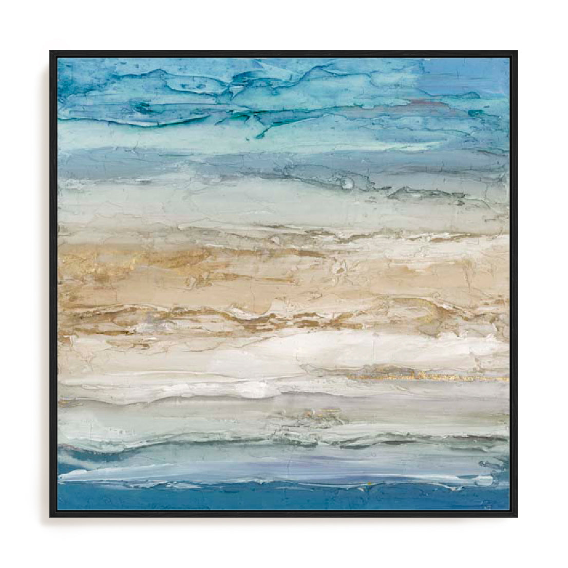 Blue Coastal Landscape I Wall Art