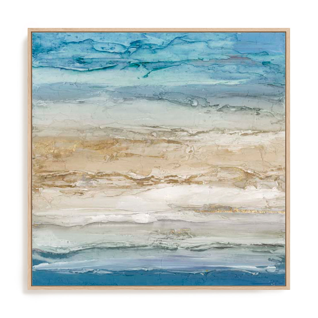 Blue Coastal Landscape I Wall Art