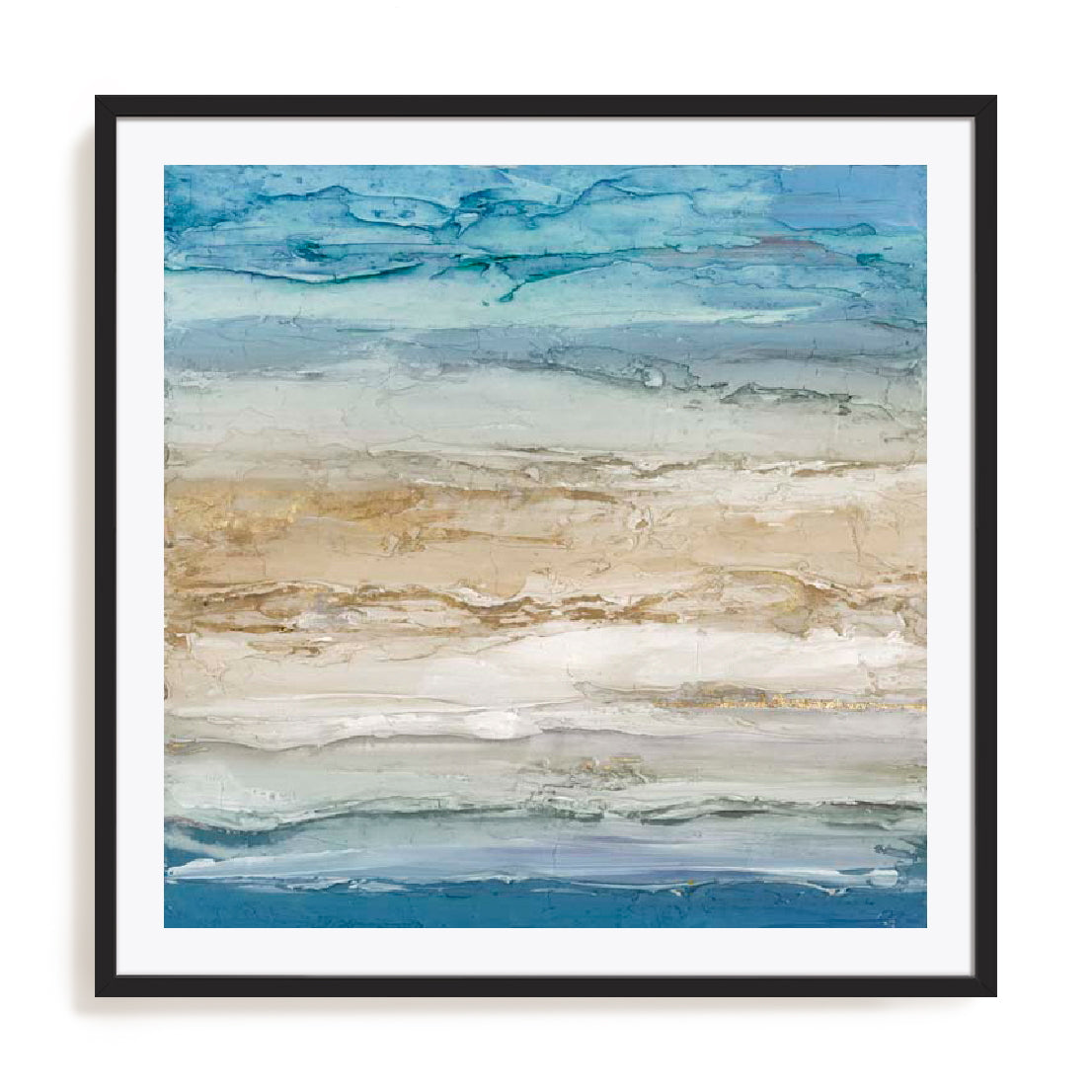 Blue Coastal Landscape I Wall Art