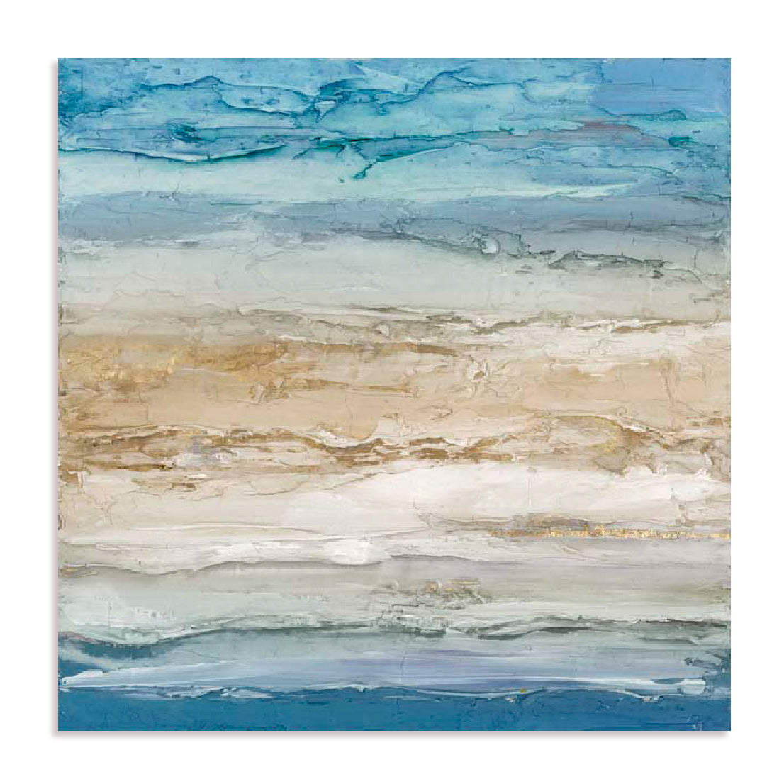 Blue Coastal Landscape I Wall Art