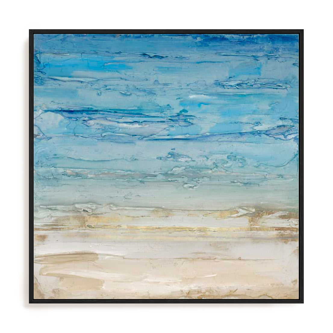 Blue Coastal Landscape II Wall Art