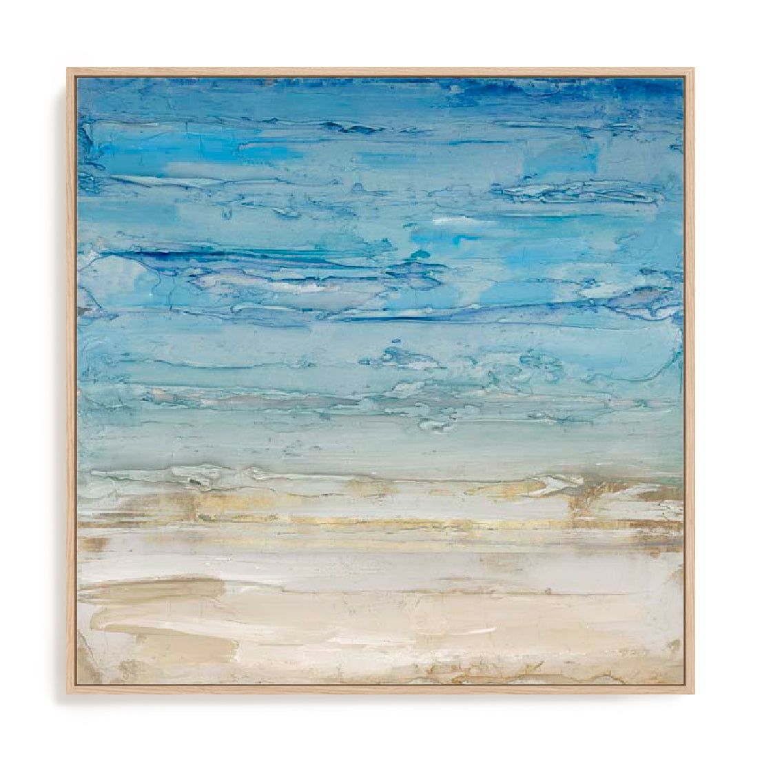 Blue Coastal Landscape II Wall Art
