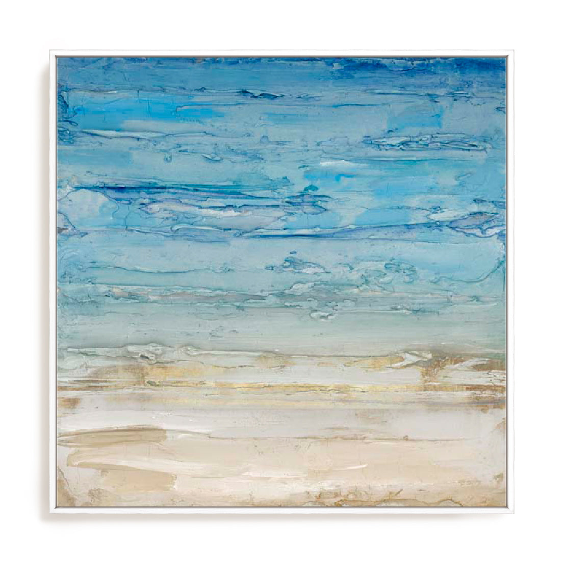 Blue Coastal Landscape II Wall Art