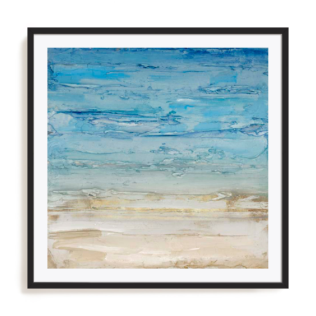 Blue Coastal Landscape II Wall Art