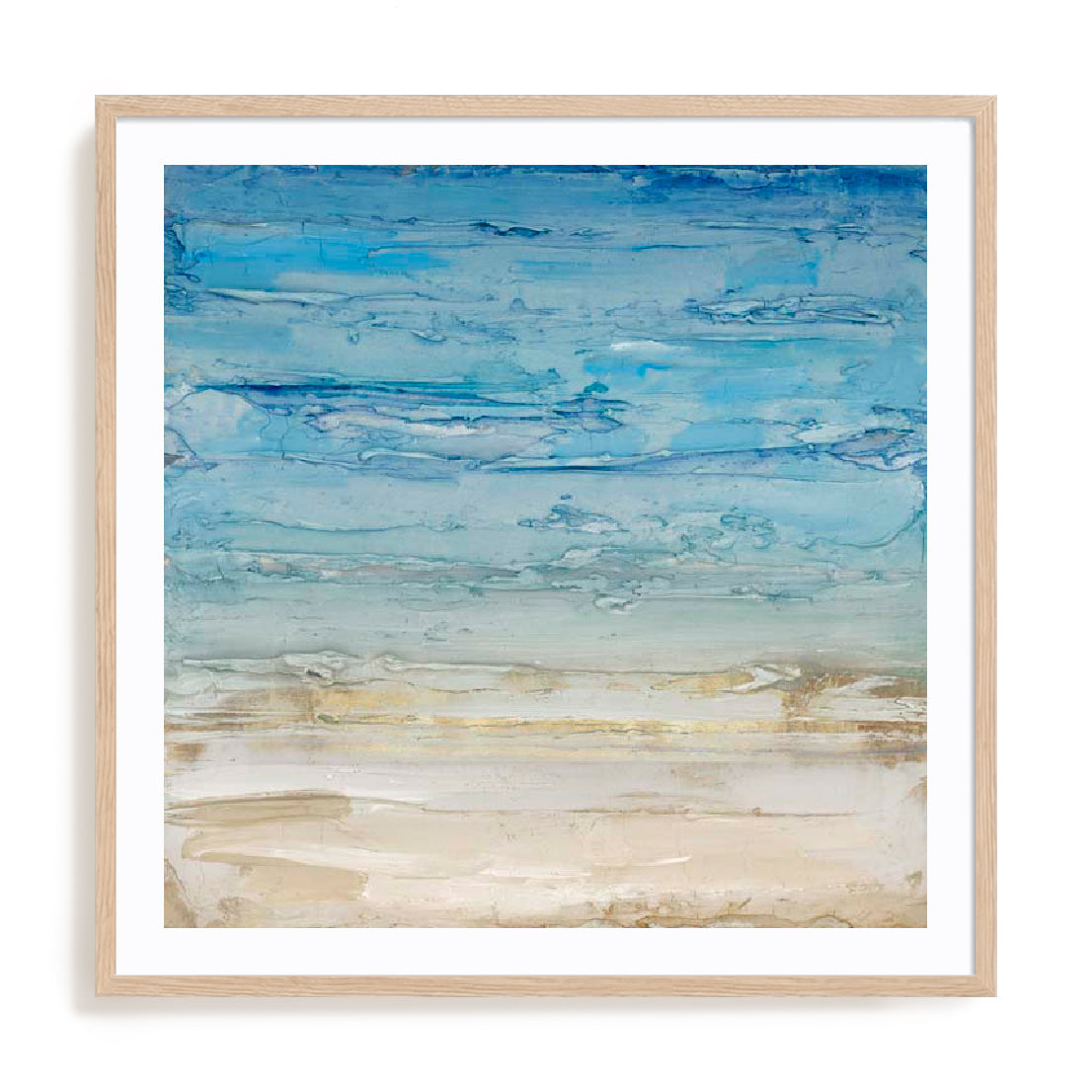 Blue Coastal Landscape II Wall Art