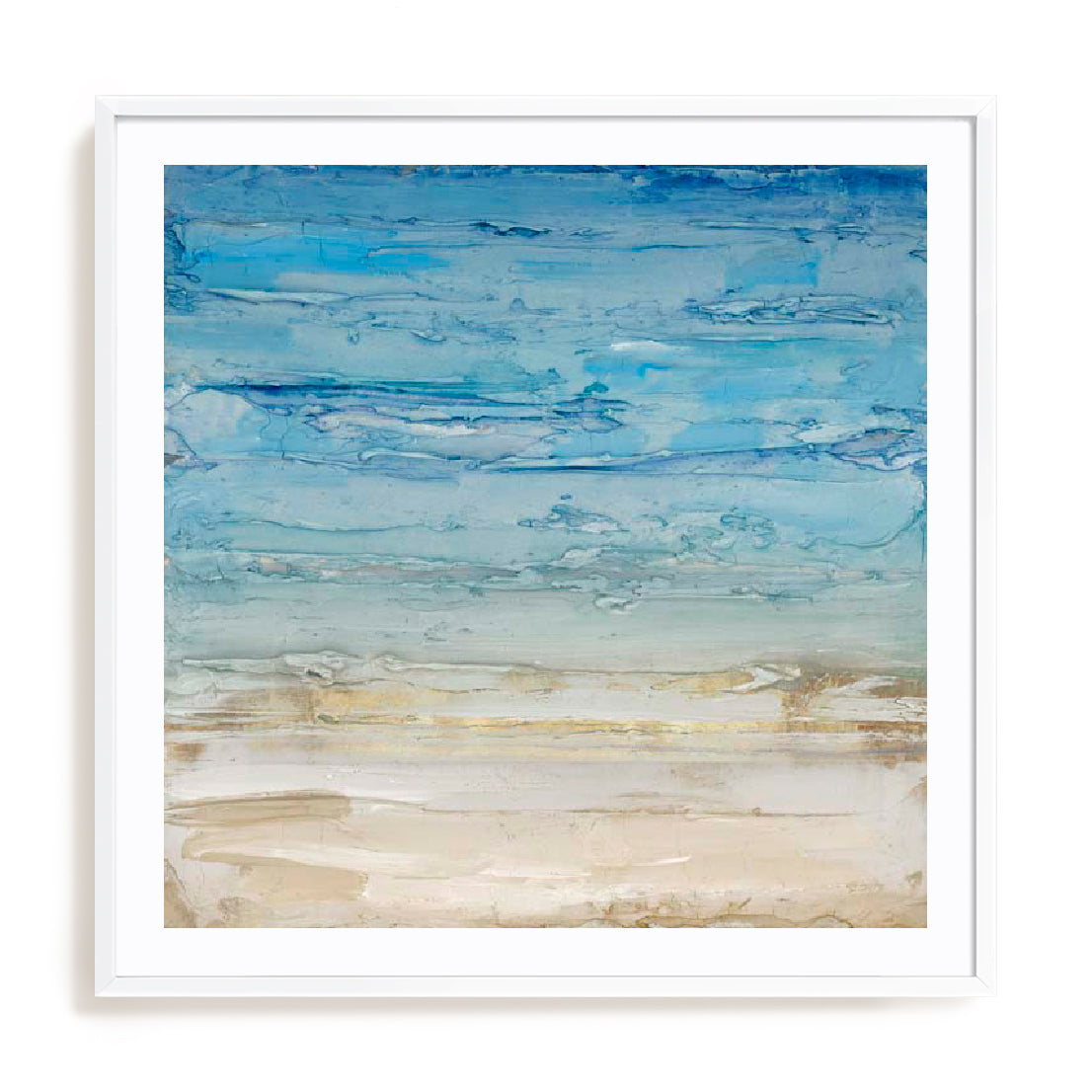 Blue Coastal Landscape II Wall Art