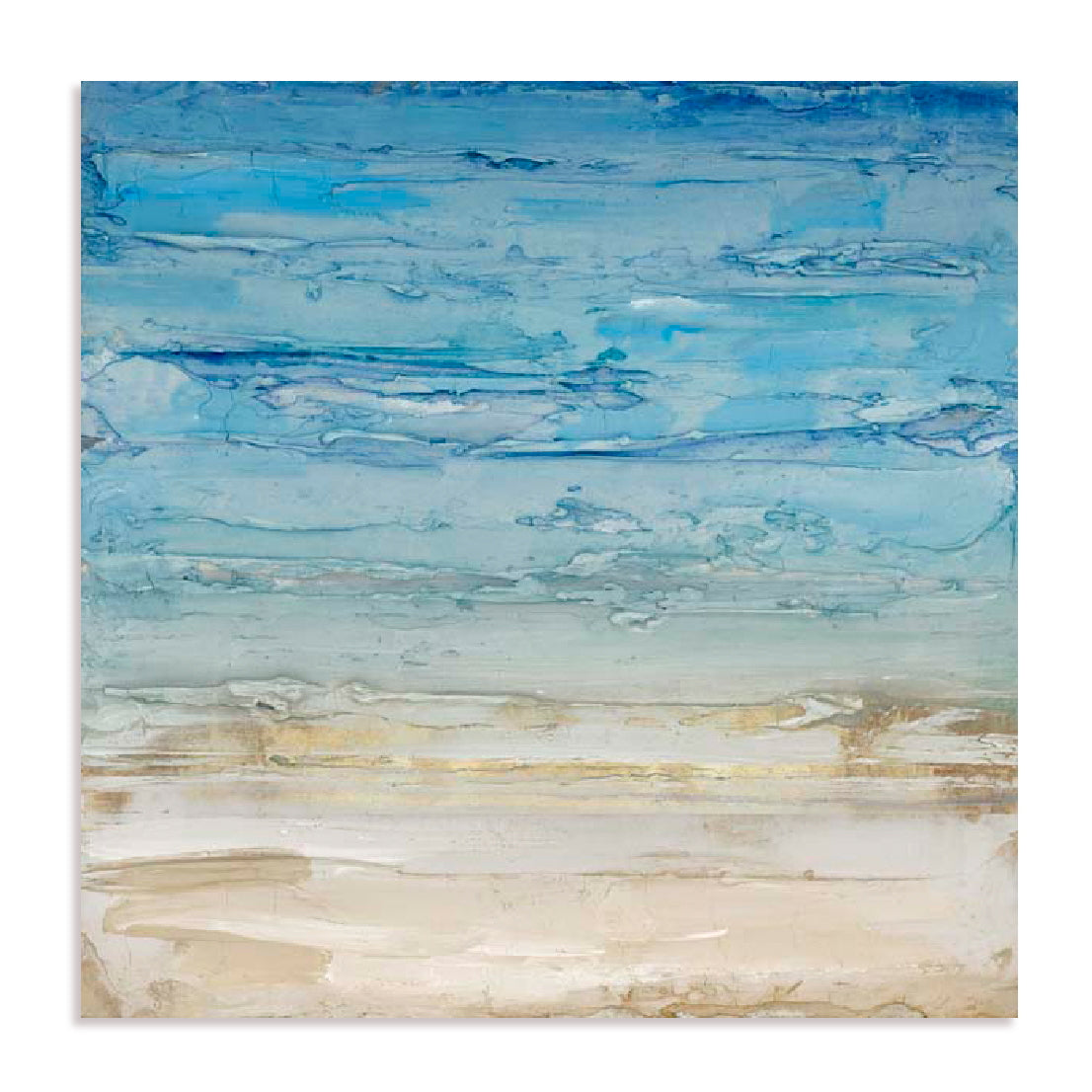 Blue Coastal Landscape II Wall Art