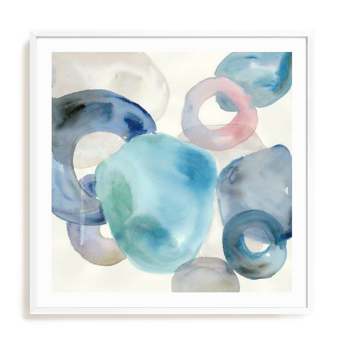 Blue Rings I Wall Art